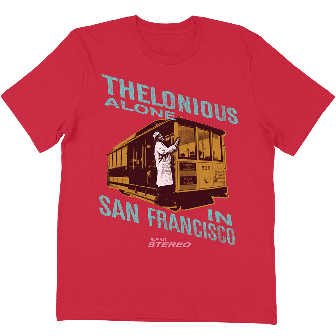 Thelonious Monk "Alone In San Francisco" T-Shirt In Red