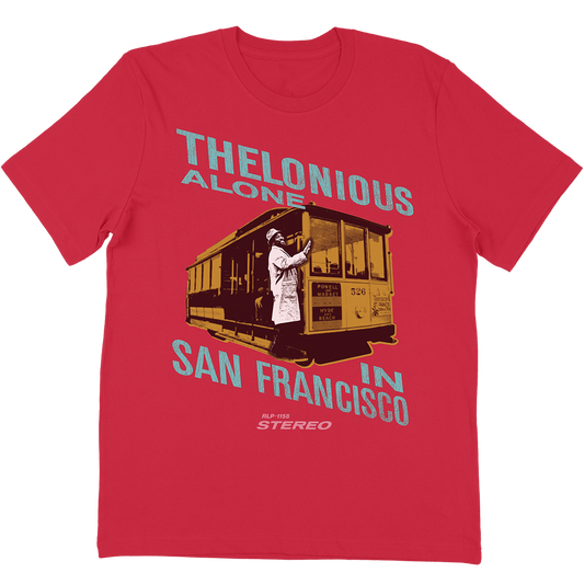 Thelonious Monk "Alone In San Francisco" T-Shirt In Red