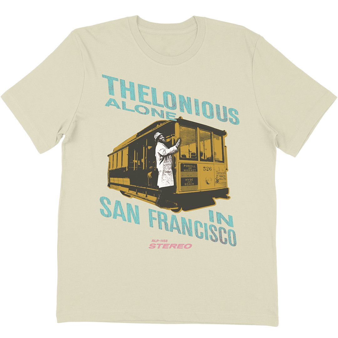 Thelonious Monk "Alone In San Francisco" T-Shirt In Vintage White