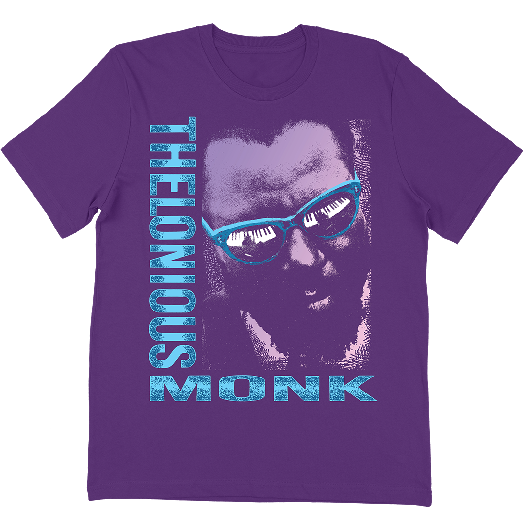 Thelonious Monk "In Italy Keys" T-Shirt In Purple