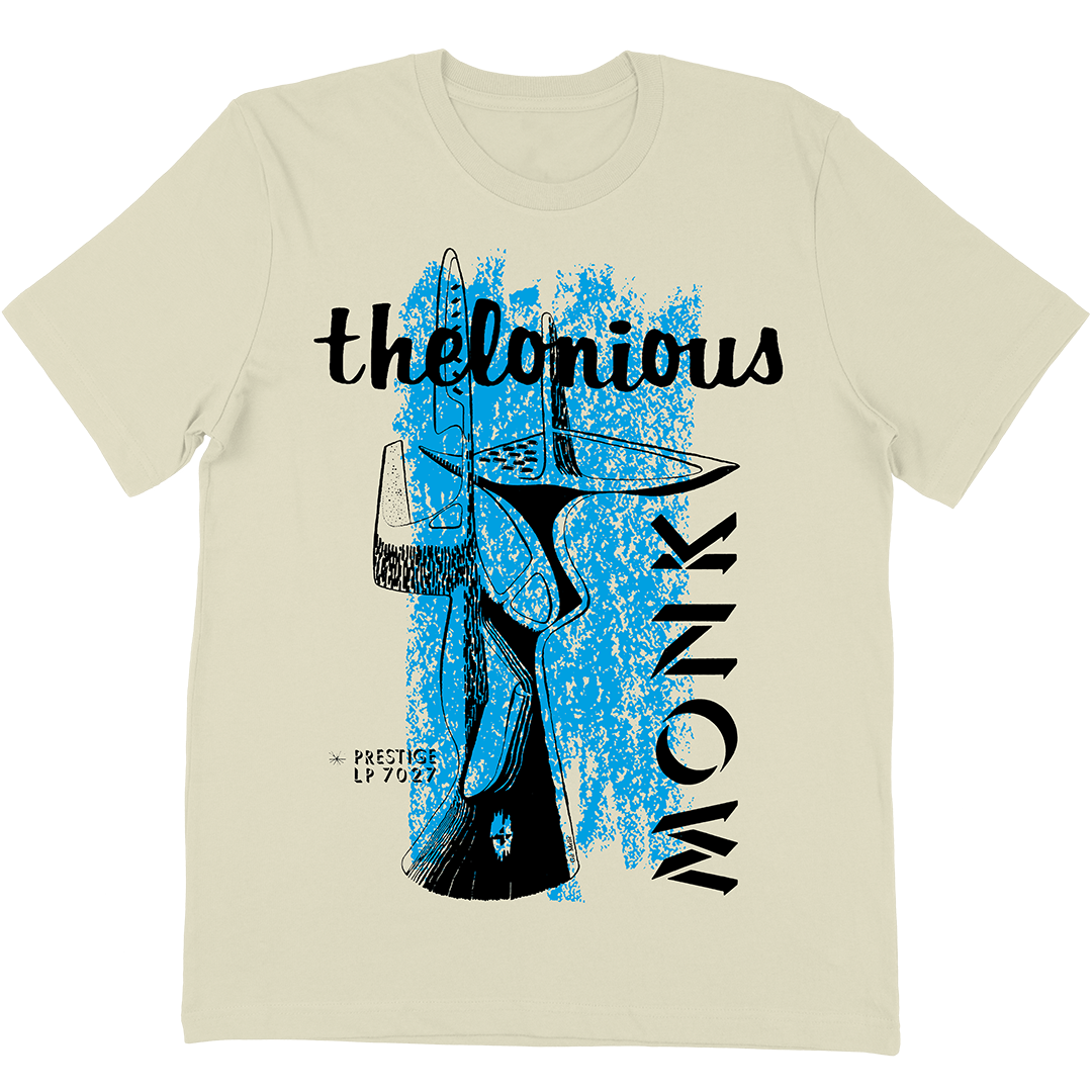 Thelonious Monk "LP 7027" T-Shirt In Vintage White