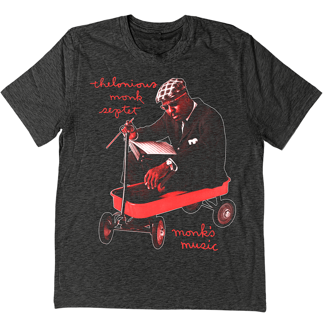 Thelonious Monk "Monk's Music" T-Shirt In Charcoal Grey