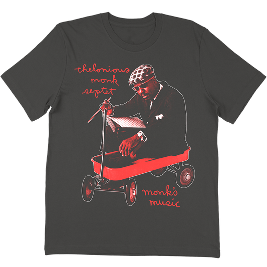 Thelonious Monk "Monk's Music" T-Shirt In Vintage Black