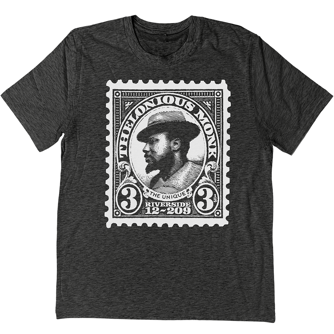 Thelonious Monk "The Unique" T-Shirt In Charcoal