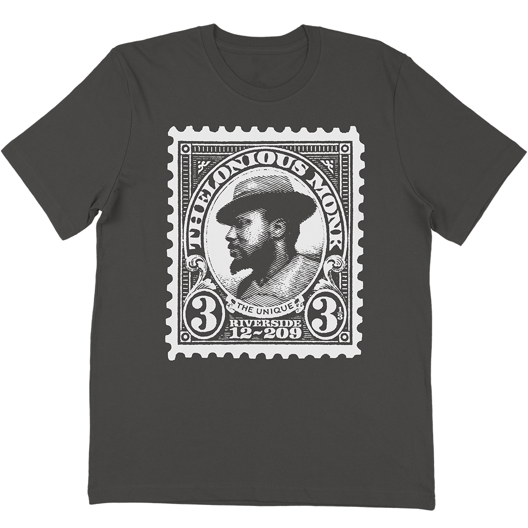 Thelonious Monk "The Unique" T-Shirt In Vintage Black