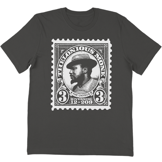 Thelonious Monk "The Unique" T-Shirt In Vintage Black