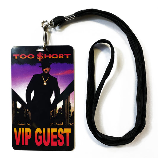 Too Short "VIP" Laminate and Lanyard