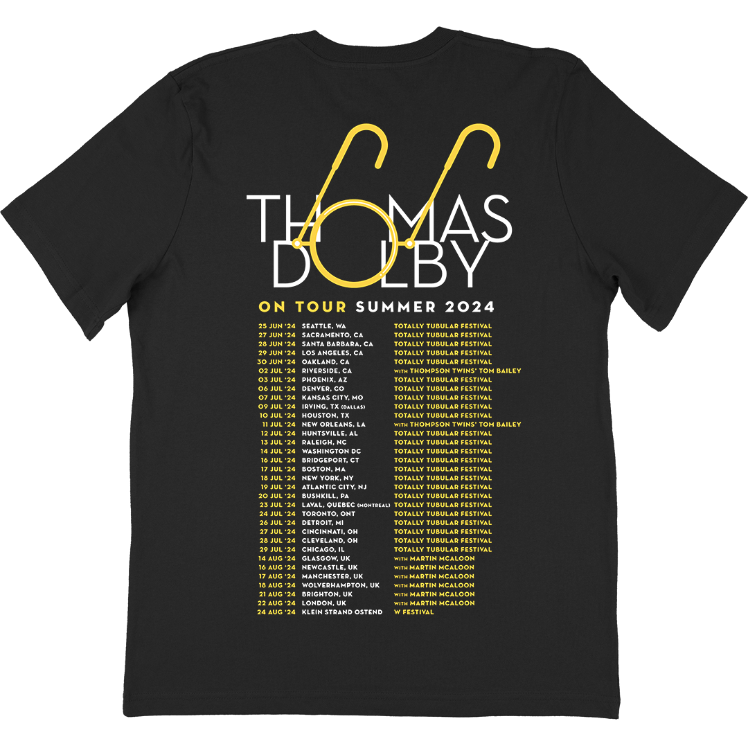 Thomas Dolby "On Tour Summer 2024" Event T-Shirt