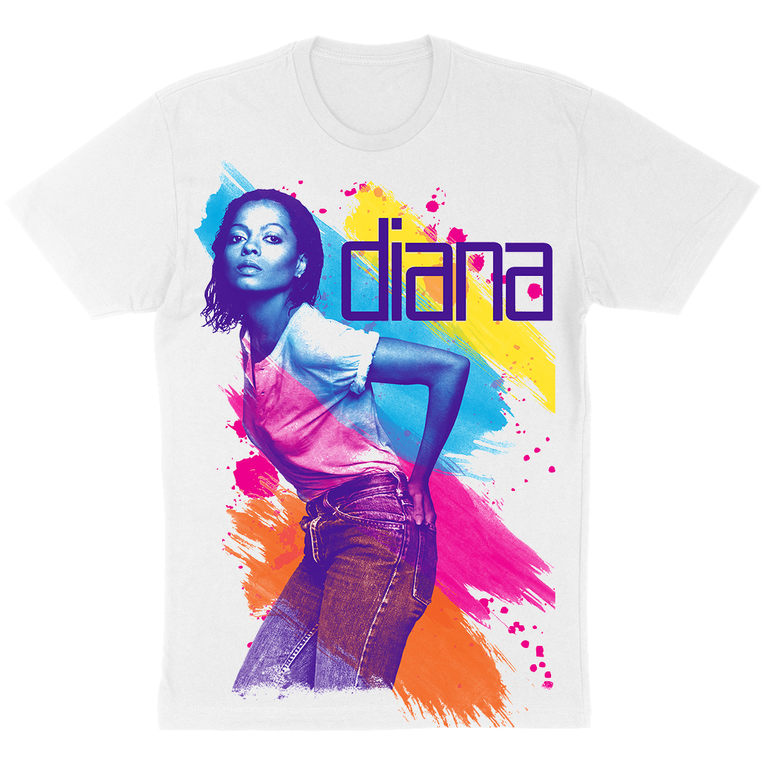 Diana Ross "Upside Down Watercolors" T-Shirt