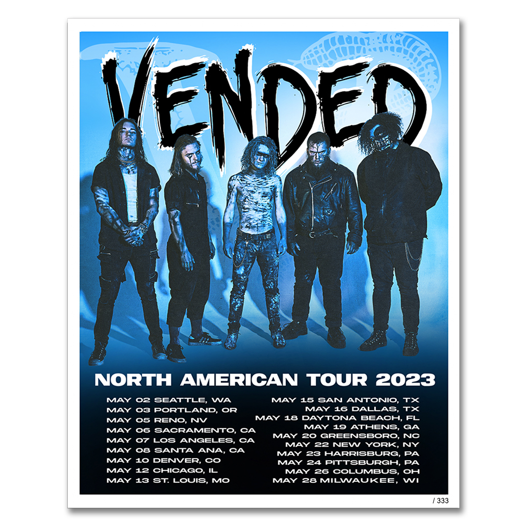 Vended "North American Tour, May 2023" Limited Edition Poster