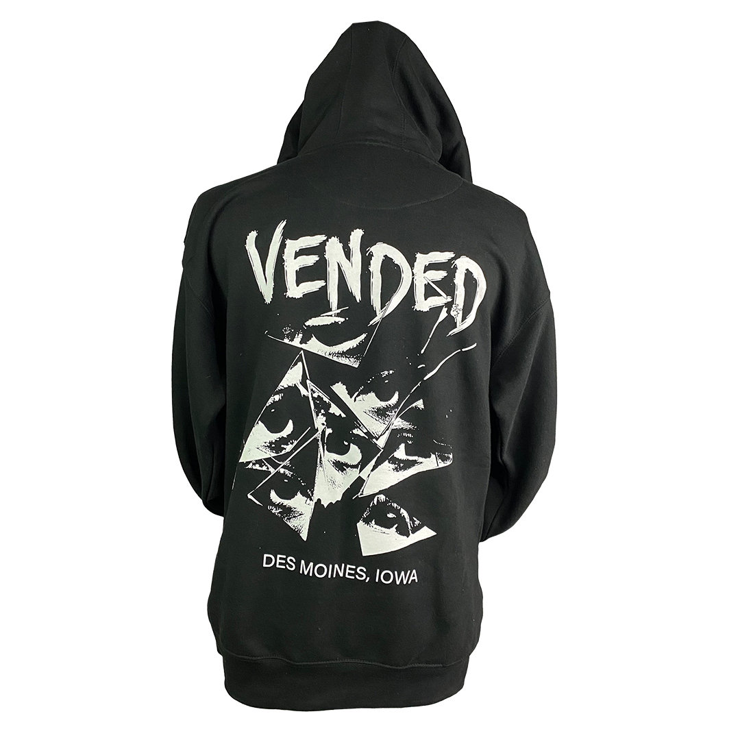 Vended "Ripped & Shattered Eyes" Pullover Hoodie