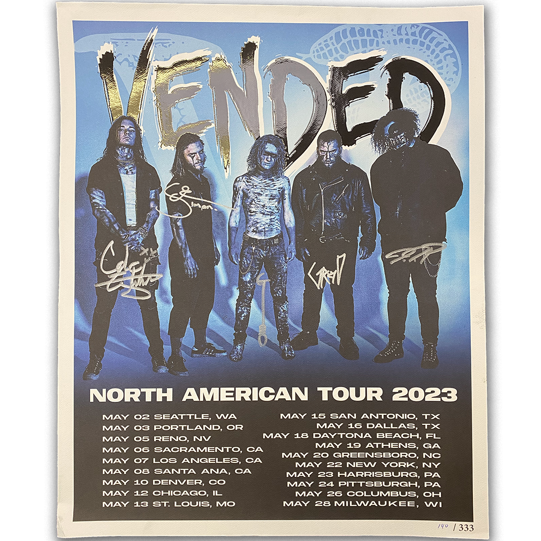 Vended "North American Tour 2023" AUTOGRAPHED Limited Edition Poster