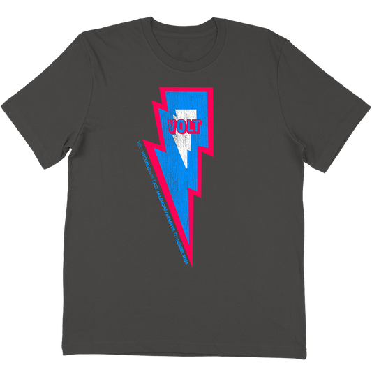 Volt Records "Pink Bolt" T-Shirt in Vintage Black