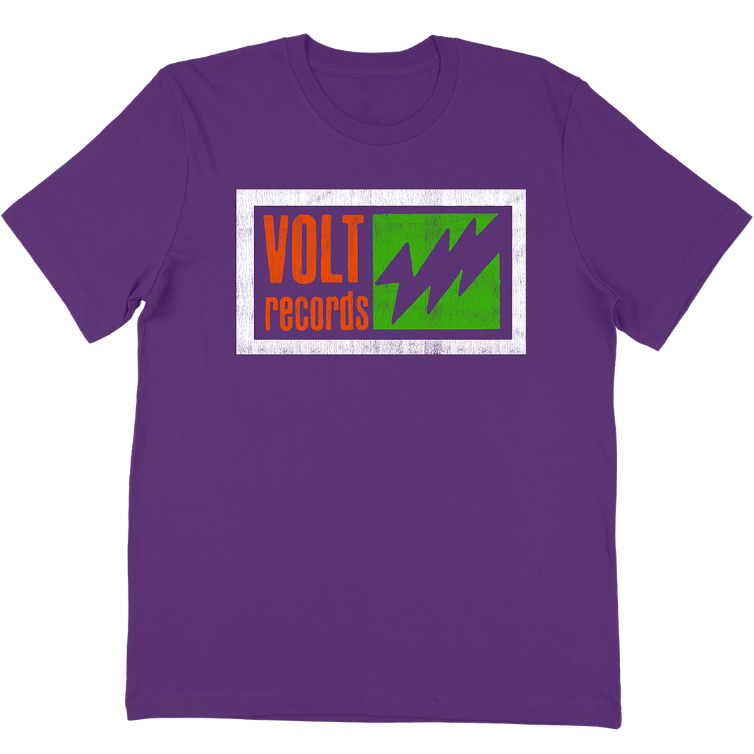 Volt Records "Box Logo" T-Shirt In Purple