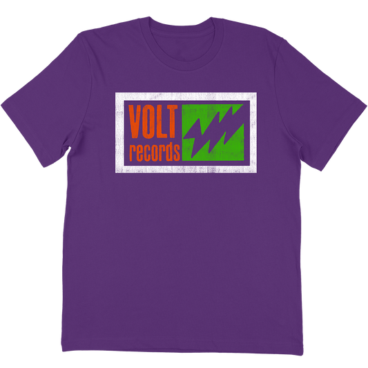 Volt Records "Box Logo" T-Shirt In Purple