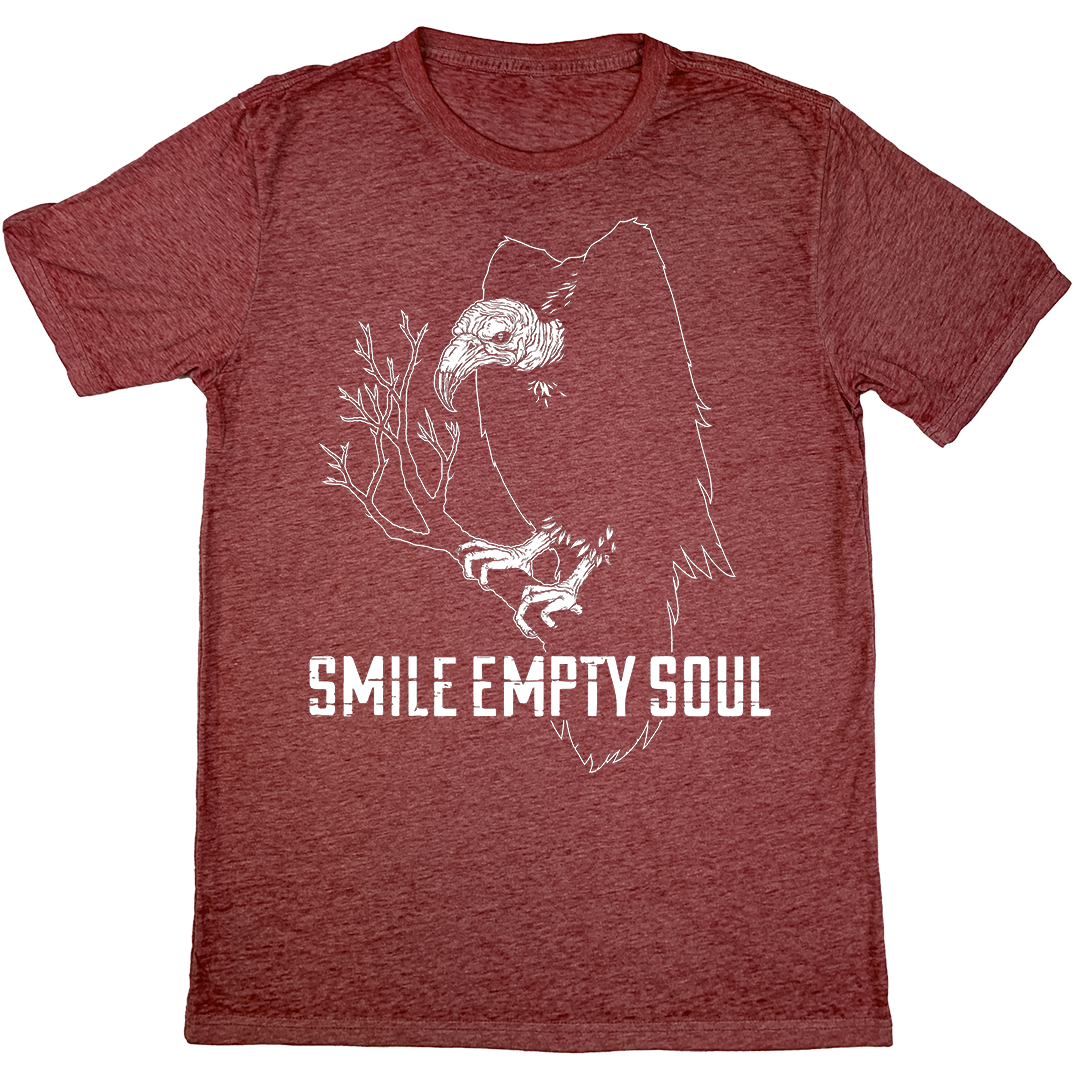 Smile Empty Soul  "Vulture" Heather Red T-Shirt