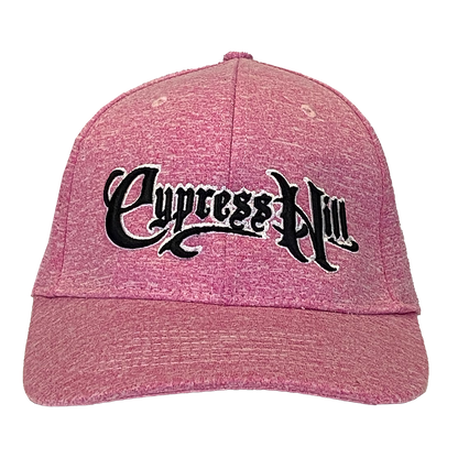 Cypress Hill "Script Logo" Pink Baseball Hat