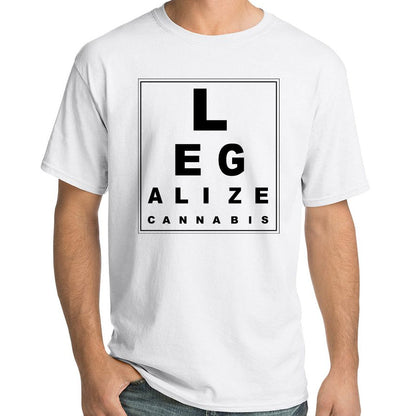 Live Resin "Eye Test" T-Shirt in White