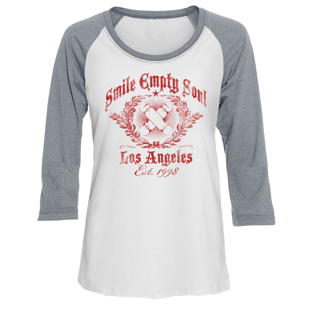 Smile Empty Soul "EST. 1998" 3/4 Sleeve Women's Raglan Shirt