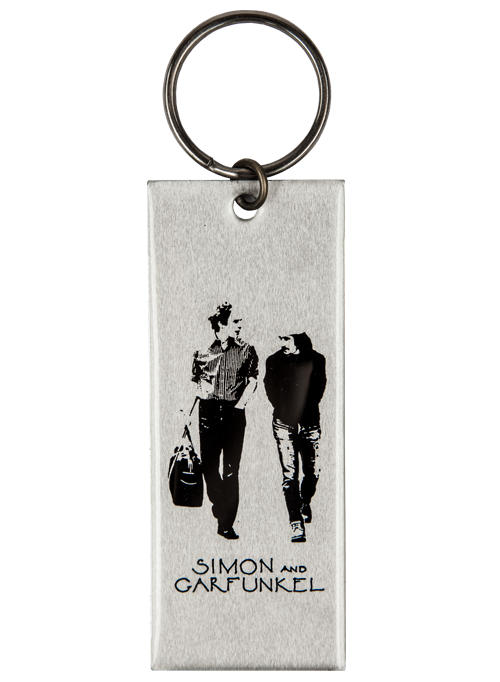 Simon & Garfunkel "Old Friends" Aluminum-3 3/4" x 1 1/2" Keychain