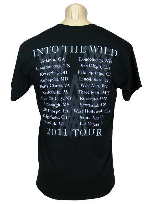 Uriah Heep "2011 Into the Wild Tour/Itinerary" T-Shirt