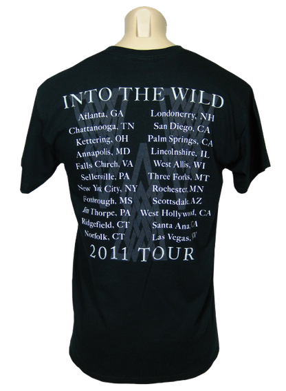 Uriah Heep "2011 Into the Wild Tour/Itinerary" T-Shirt