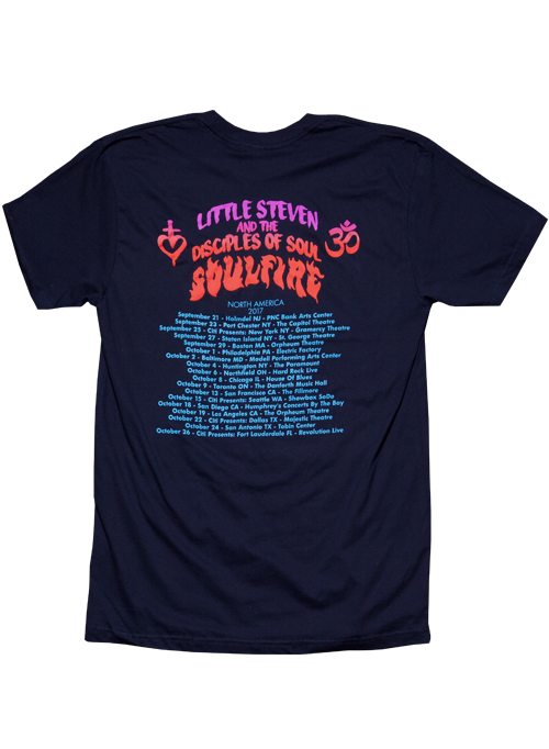 Little Steven "Soulfire/Itinerary 2017" T-Shirt