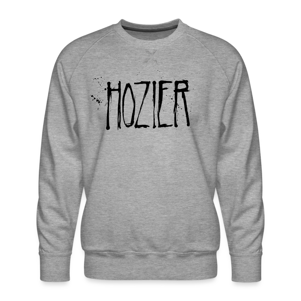 HOZIER "SPLATTER LOGO" PULLOVER SWEATSHIRT - heather grey