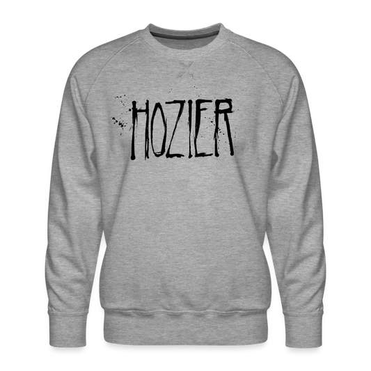 HOZIER "SPLATTER LOGO" PULLOVER SWEATSHIRT - heather grey