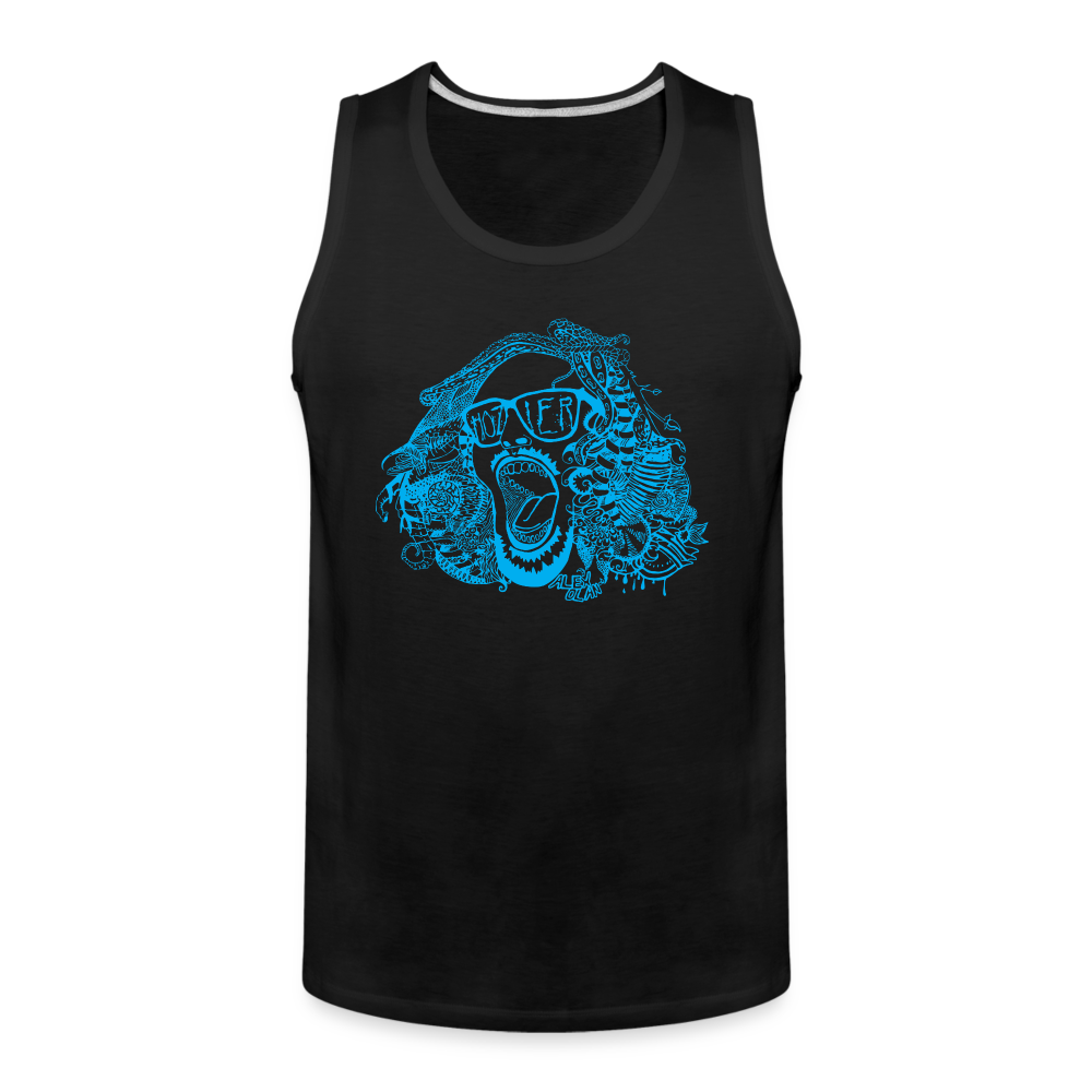 HOZIER "SCREAMO" SLEEVELESS T-SHIRT - black